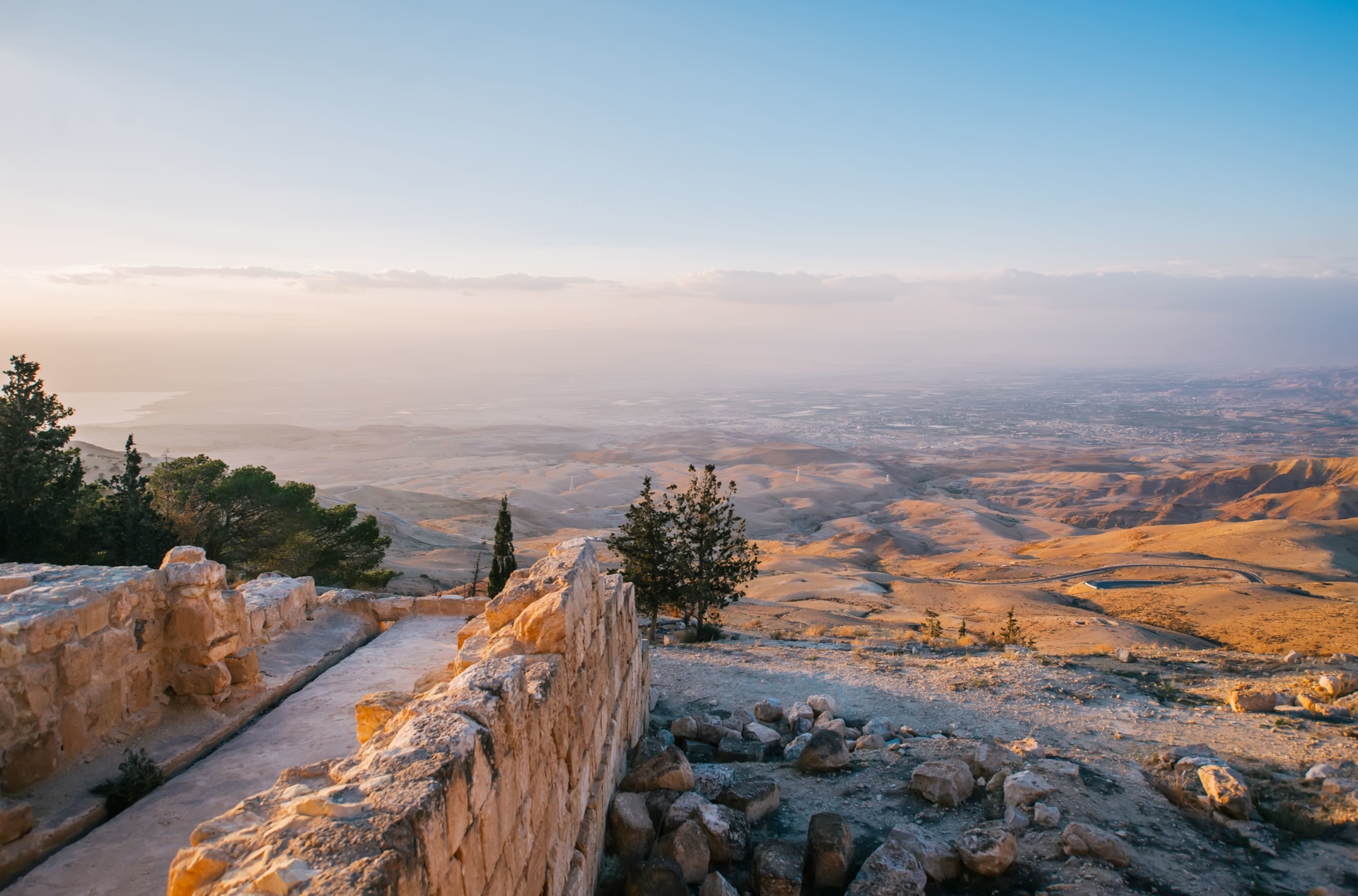 vue du mont nebo en jordanie